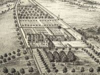 Antique Print SNEED PARK, Sneyd, Bristol original Johannes KIP Atkyns 1712