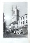 CORNWALL, ST AUSTELL, HOLY TRINITY CHURCH, Allom Antique Print 1830