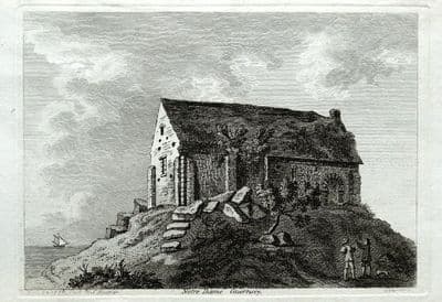 GUERSNSEY ST APPOLINE CHAPEL ST SAVIOURS  Hooper Original  Antique Print 1786
