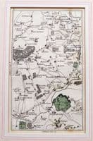 Original 1786 Antique Map CHIPPING ONGAR,GREENSTED ,NAVESTOCK ,ESSEX  by J.Cary