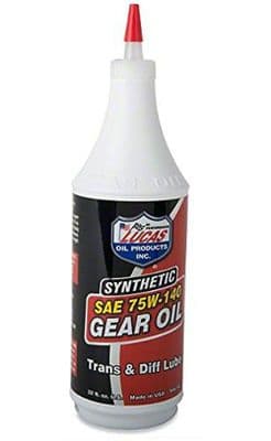 75W140 Gear OilBrand: LUCAS OIL Fully Synthetic