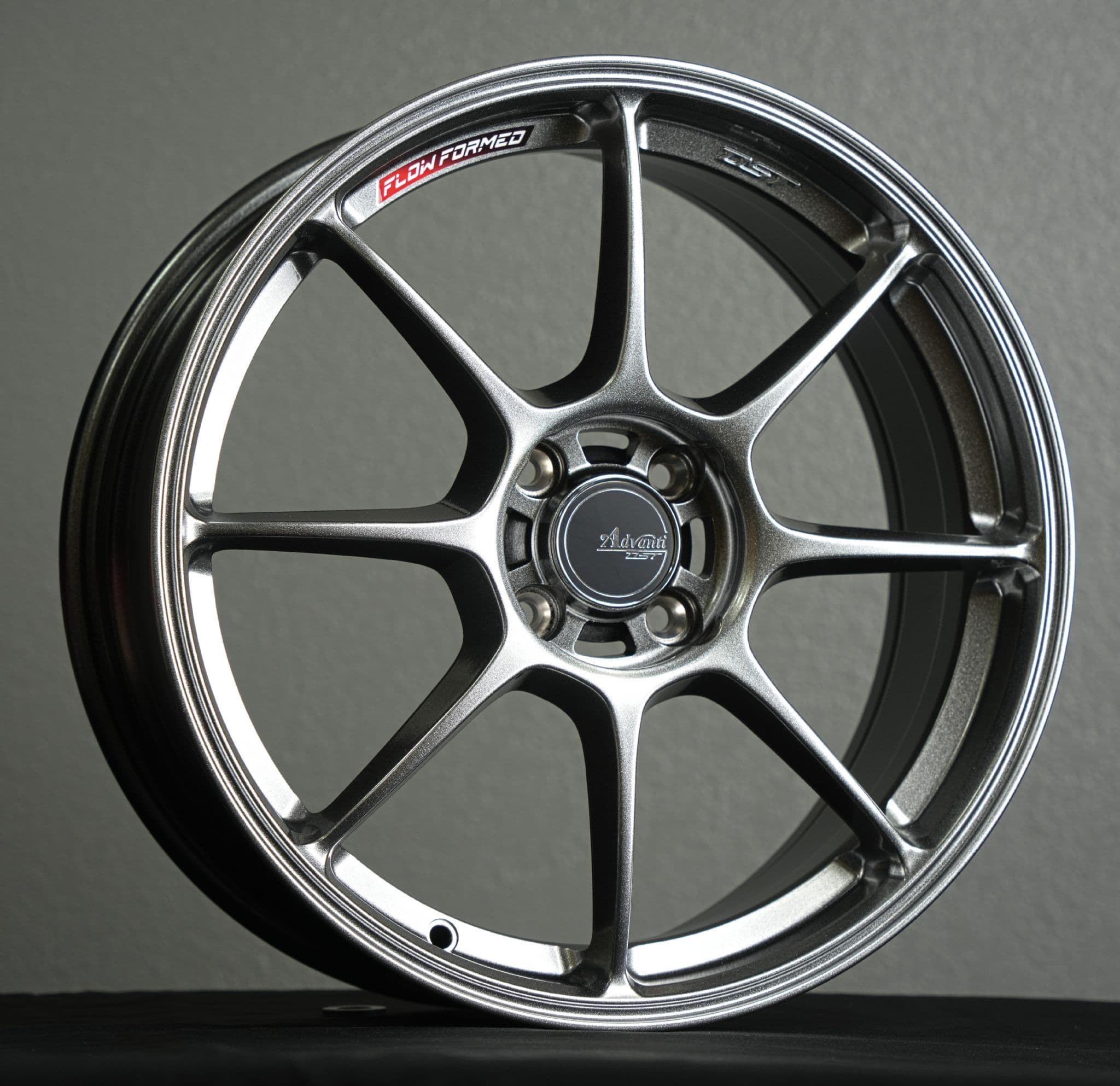 17x7 5 Rims Advanti Blizzard 17x7 & 17 x7 5 40 4x100 Sparkling Hyper Dark Wheels