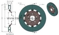 Aston Martin DB9,Vantage, Vanquish  Etc RacingBrake Iron Disc brake  Kit Replacing  CCM Carbon Discs