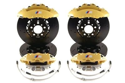 BMW M5 E60   Big Brake  Racingbrake   upgrade (400mm/380mm) kit  with M3/M4 Gold Caliper Pkg.