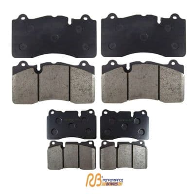 Brake Pads for Alfa Romeo Giulia/Stelvio 2.9L Quadrifoglio with Carbon Ceramic Brakes - FRONT & REAR