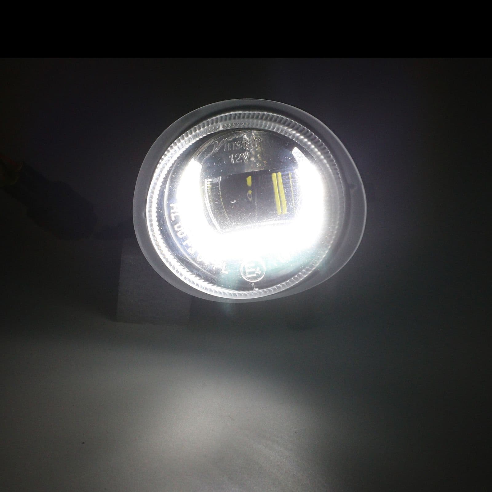 thumbnail image 2 of White LED Halo Fog Light Kit For 2001-2005 Mazda MX-5 Miata NB - Clear Lens, Angel Eye 2 of 5