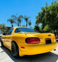 Carbon Miata MX5 NB  LED Sequential Tail Lights - Clear