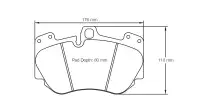 CCB Brake Pad set  for Lamborghini
