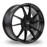 Dotz TÜV Approved  Kendo Dark Matte Black 17 X 7 - 4 X 100 ET45 Wheels