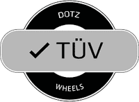 Dotz TÜV Approved  Kendo Dark Matte Black 17 X 7 - 4 X 100 ET45 Wheels