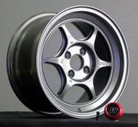 Enkei PF06 15x8 4x100 +35 Gunmetal or Bronze wheels