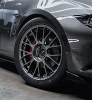 Enkei PFM1 17x8.5 4x100 +45 wheels in Dark Silver, Gun Metal or Bronze