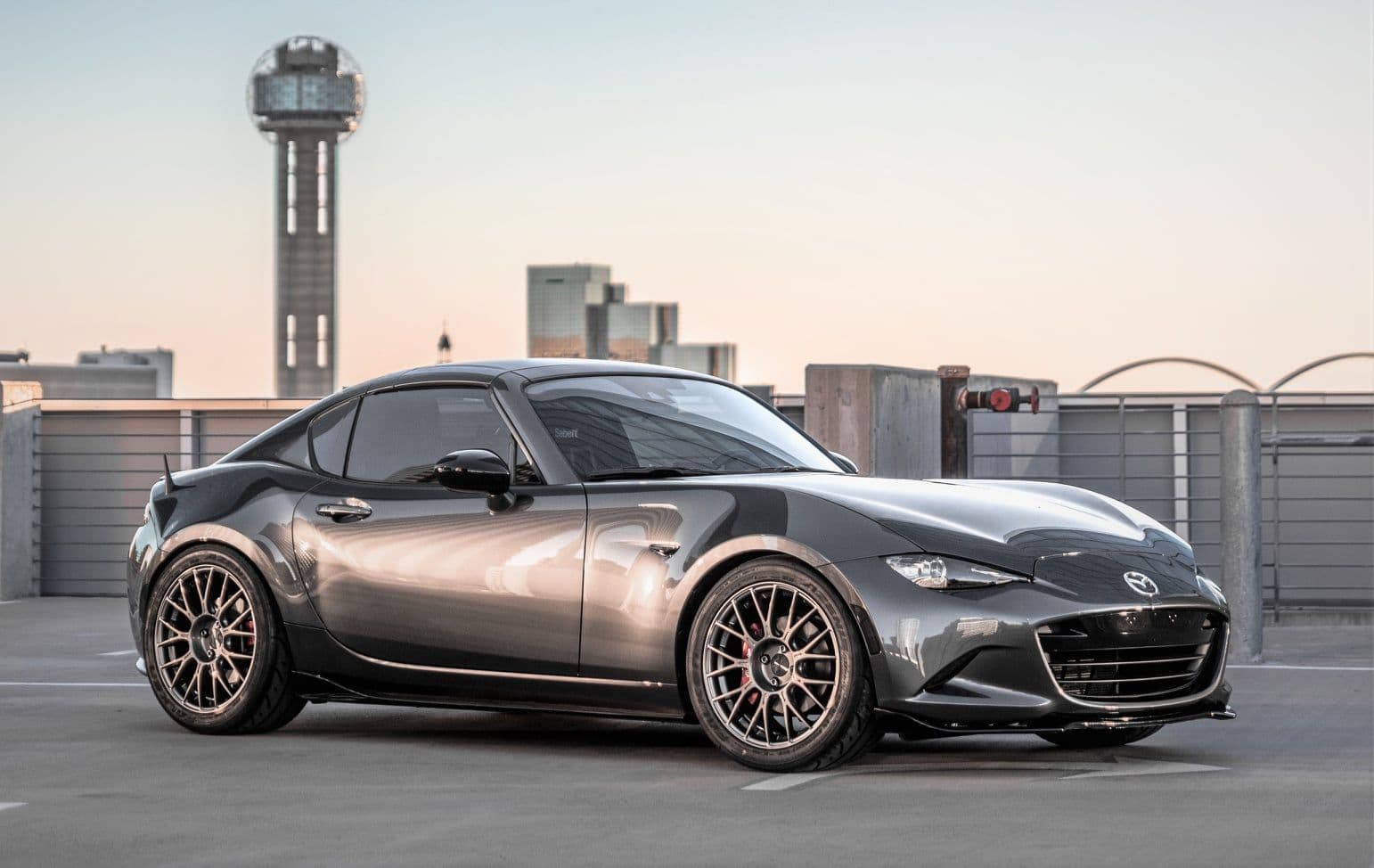 Enkei PFM1 17x8 5 4x100 45 wheels in Dark Silver Gun Metal or Bronze