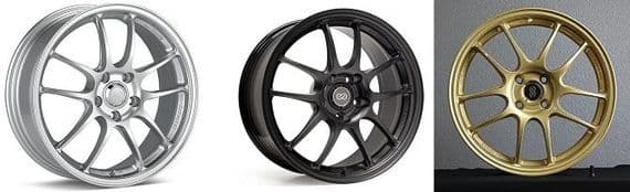 Enkei Racing PF01  17x7  +38mm 4x 100  wheels