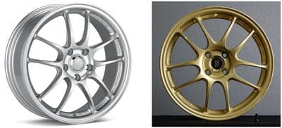 Enkei Racing PF01 17x7 4x100 +45mm  Silver or Gold