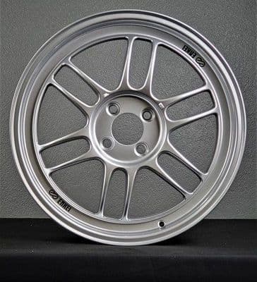 Enkei RPF1 17x7 +35mm  4x100 Silver Wheels
