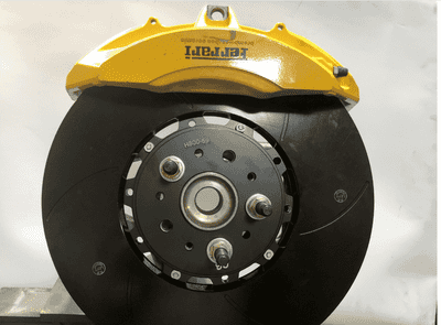 Ferrari F458  RacingBrake Iron Big Disc Kit 410mm / 390mm Replacing OEM  CCM Discs