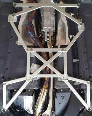 Fiat 124 RoadsterSport 4 Piece Complete Underbody Ultralight Aluminum Brace Kit