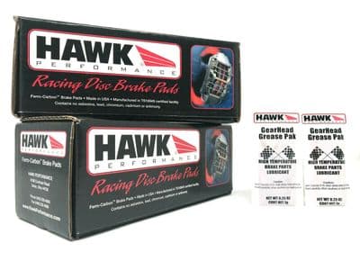 Hawk RX8   Brake pad set Road & Track  Front & Rear 2003-2012