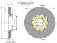 Jaguar F Pace Brake Disc Iron to Carbon Brake Disc upgrade