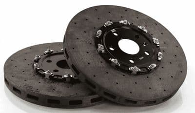 Jaguar F Pace Brake Disc Iron to Carbon CCM Front Brake Disc upgrade