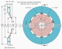 Jaguar F-Pace SVR 2019 + Two piece  Brake Disc  Upgrade  Kit