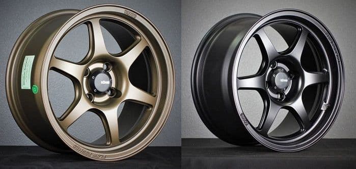 Konig Hexaform MX5NA/NB 15x7 5 35 Matte Bronze or Matte Black wheels