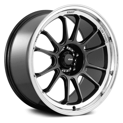 Konig Hypergram 18x8.5 5X114.3 ET45, Carbon w/ Machined Lip  Set of Four