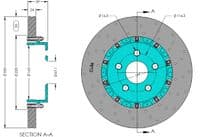 Maserati Quattroporte Carbon Brake Upgrade Conversion from Iron Discs
