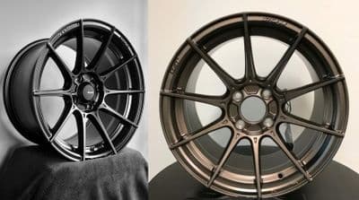 Mazda Advanti Racing Storm S1 17x7  ET40  Matte Bronze or Matte Black  Wheels