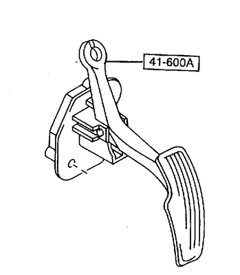 Mazda FD3S Throttle Pedal Genuine Mazda