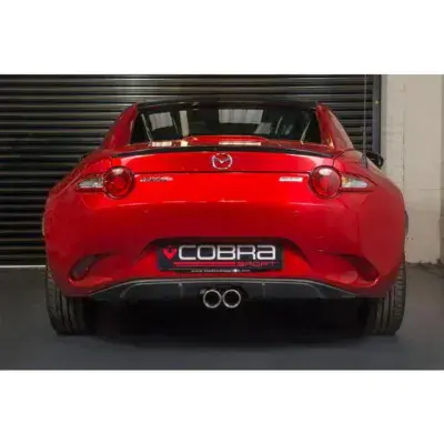 Mazda MX-5 ND Mk4  Cobra Centre Exit Cat Back Performance Exhaust  2.0 & 1.5