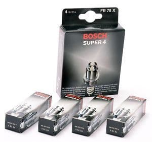 Mazda MX5 1.6 & 1.8  Spark Plug Set Bosch Super 4-High Performance