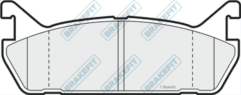 Mazda MX5 1.6 NA Brake Pads Rear  Standard Replacment