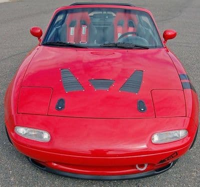 Mazda MX5 NA & NB Bonnet Louvres by Singular Motorsports