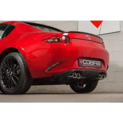 Mazda MX5 ND Mk4 Cobra Dual Exit Cat Back Performance Exhaust  2.0 & 1.5