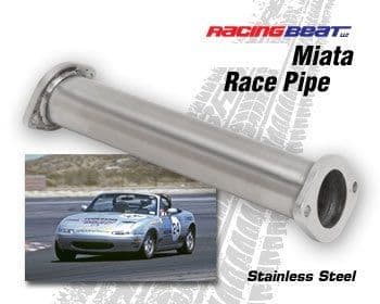 Mazda MX5 Racing Beat De-Cat Race Pipe 1600cc models up to 2005  370mm length