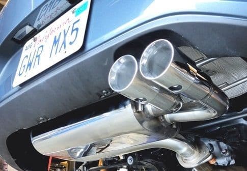 Mazda MX5ND SUPER-Q TWIN TIP Stainless Steel Premium Adjustable Sound Exhaust