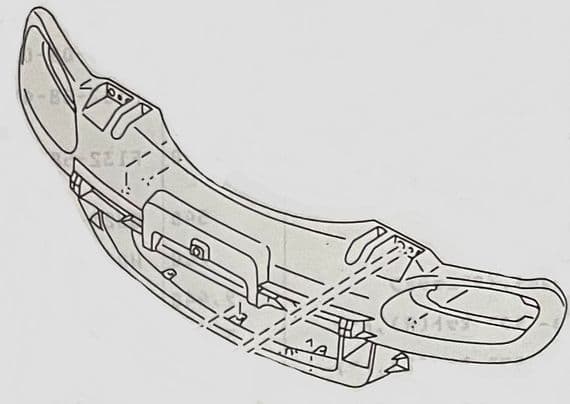 Mazda RX7FD3S   1999 Spec Front Under Bumper Support Assembly