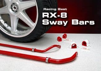 Mazda RX8 & R3 Racing Beat Front & Rear Anti Roll Bars 2003-2011