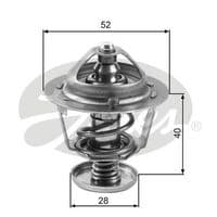 Mazda Thermostat to fit All Mazda Models Opening Temp  82 degrees
