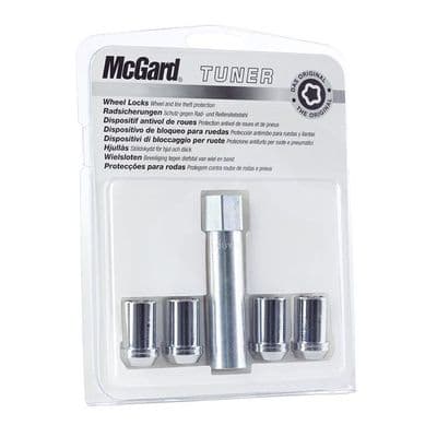 McGARD TUNER LOCKING WHEEL NUTS To Fit All Mazda's Silver or Black