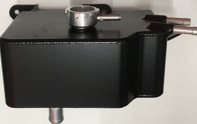 Moroso MX5 NC Black Powercoated  Expansion Tank