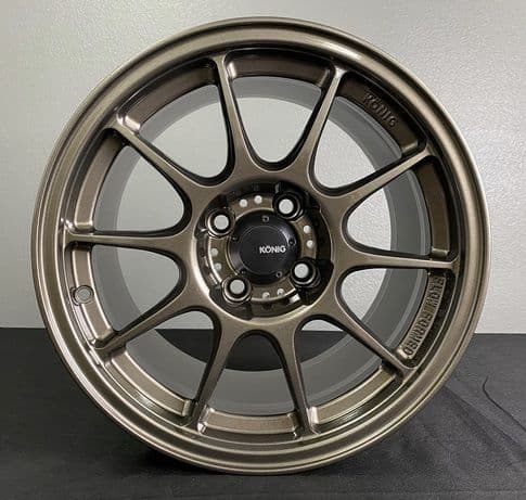 MX5 NA/NB Konig Dekagram 15x9 4X100 ET35  Wheels  Gloss Bronze or Matte Black