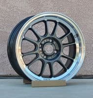 MX5 NA/NB Konig Hypergram 15x8 4X100 ET35 Carbon w/ Machined Lip