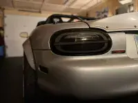 MX5 NB Carbon Miata LED Sequential Tail Lights - Smoked