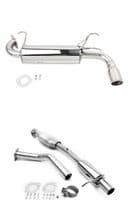 MX5 NB RoadsterSport Midpipe with Cat,  Resonator & RoadsterSport 4 Helmholtz Silencer