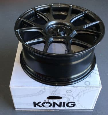 MX5 NC Konig Ampliform 17x8  5X114 ET40 Dark Metallic Graphite