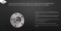 MX5 NC Mazda Motorsports REAR Hub and Bearing Upgrade