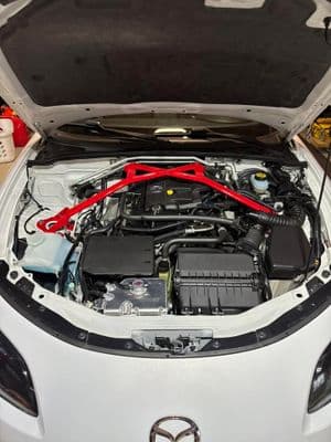 MX5 NC RoadsterSport Front Shock Tower 'X' Brace - Limited Edition RED Colour